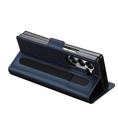 LC.IMEEKE L1 For Samsung Galaxy Z Fold5 5G Stand Case Texture PU Leather Wallet Phone Cover