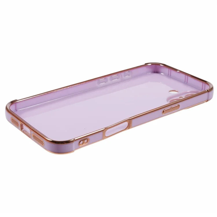For iPhone 16 Case Electroplated Frame TPU Soft Phone Cover