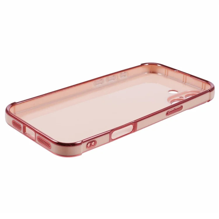 For iPhone 16 Case Electroplated Frame TPU Soft Phone Cover