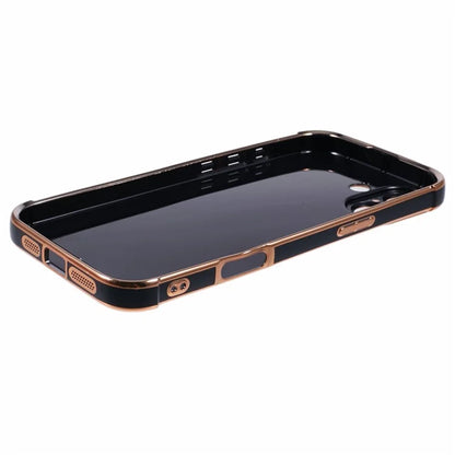 For iPhone 16 Case Electroplated Frame TPU Soft Phone Cover