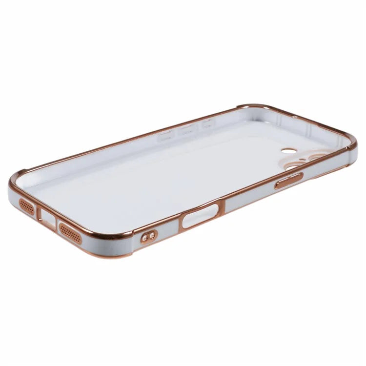 For iPhone 16 Case Electroplated Frame TPU Soft Phone Cover