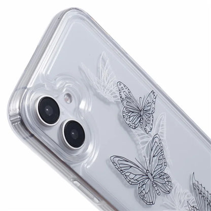 For iPhone 16 Plus TPU Case Pattern Printing Shockproof Airbag Phone Cover