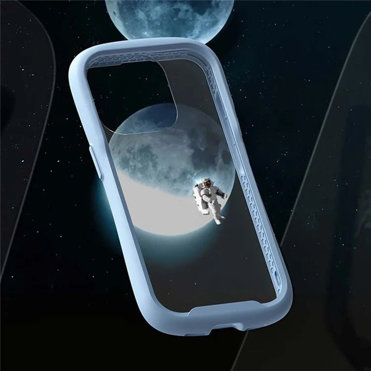 For iPhone 16 Pro Case Silicone+PC Airbag Corners Shockproof Phone Cover