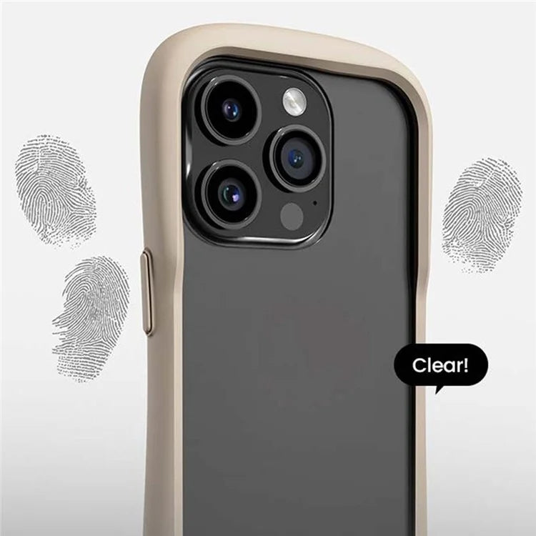 For iPhone 16 Pro Case Silicone+PC Airbag Corners Shockproof Phone Cover