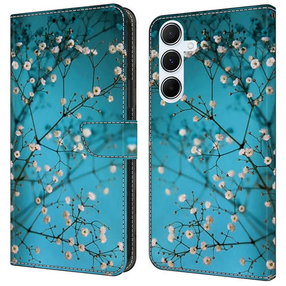 For Samsung Galaxy A05s 4G Case Pattern Printed Protective Cover TPU+PU Leather Flip Phone Case