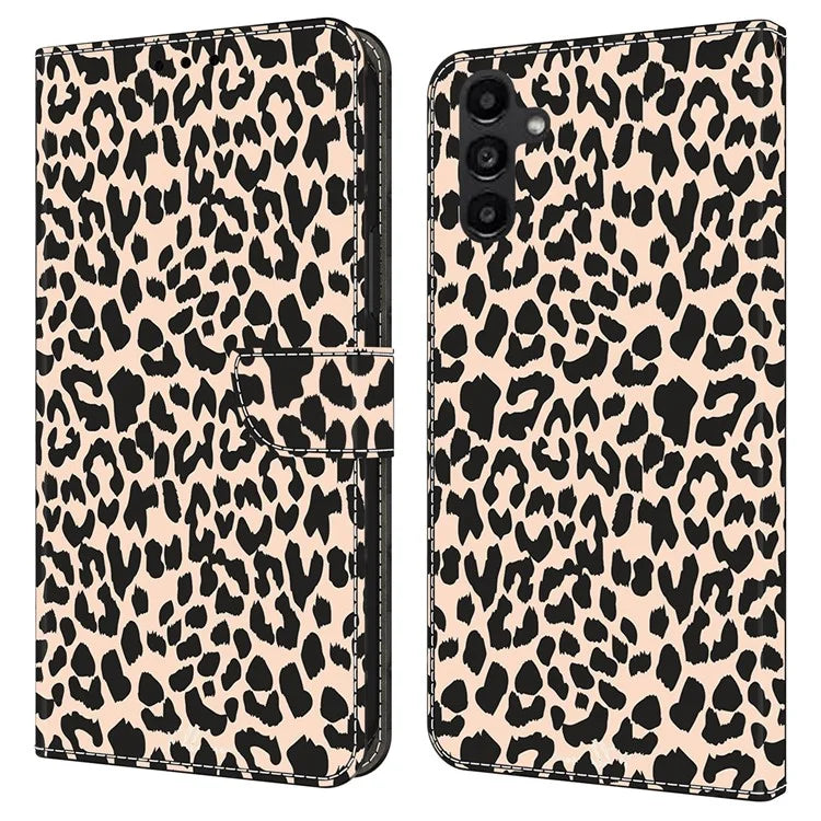 For Samsung Galaxy A14 4G / 5G Case Pattern Printed Protective Cover TPU+PU Leather Flip Phone Case