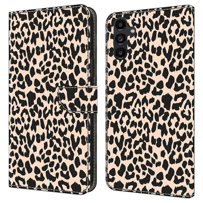 For Samsung Galaxy A14 4G / 5G Case Pattern Printed Protective Cover TPU+PU Leather Flip Phone Case