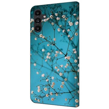For Samsung Galaxy A14 4G / 5G Case Pattern Printed Protective Cover TPU+PU Leather Flip Phone Case