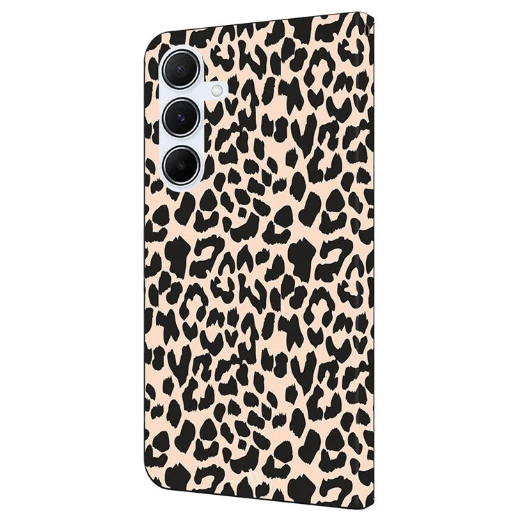 For Samsung Galaxy A15 4G / 5G Case Pattern Printed Protective Cover TPU+PU Leather Flip Phone Case