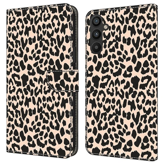 For Samsung Galaxy A34 5G Case Pattern Printed Protective Cover TPU+PU Leather Flip Phone Case