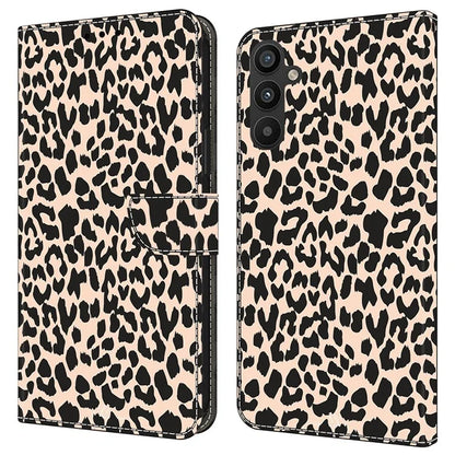 For Samsung Galaxy A35 5G Case Pattern Printed Protective Cover TPU+PU Leather Flip Phone Case
