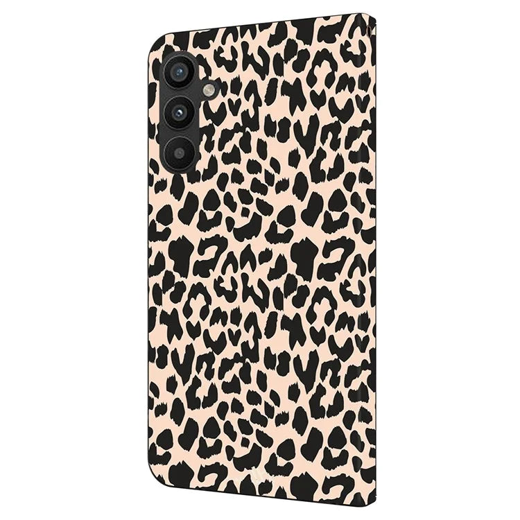 For Samsung Galaxy A35 5G Case Pattern Printed Protective Cover TPU+PU Leather Flip Phone Case