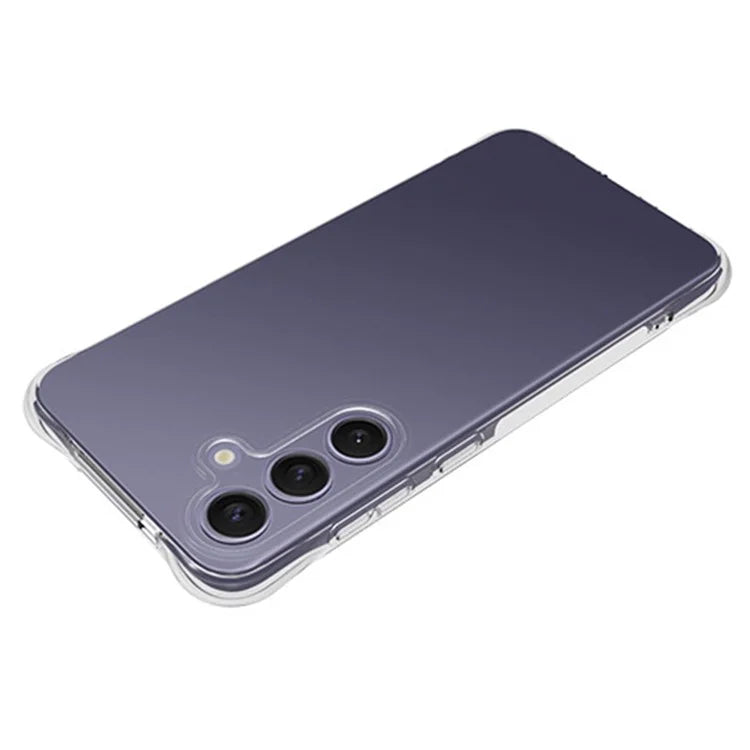 For Samsung Galaxy S25+ TPU Phone Case Non-Slip Transparent Mobile Phone Cover