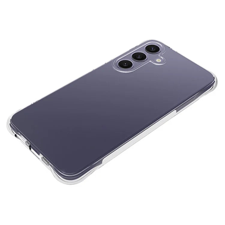 For Samsung Galaxy S25+ TPU Phone Case Non-Slip Transparent Mobile Phone Cover