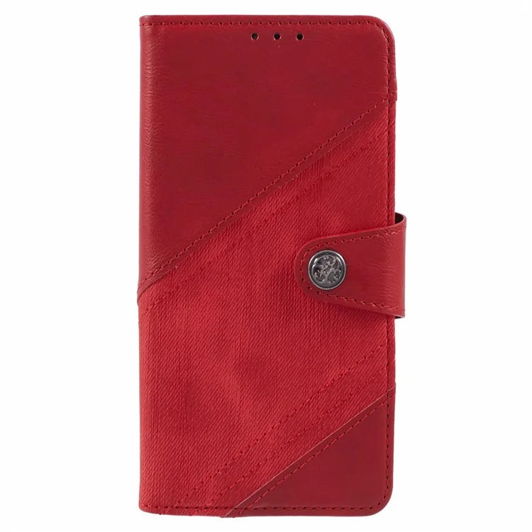 For Xiaomi 14T Pro Case Splicing Texture Leather Phone Cover Viewing Stand
