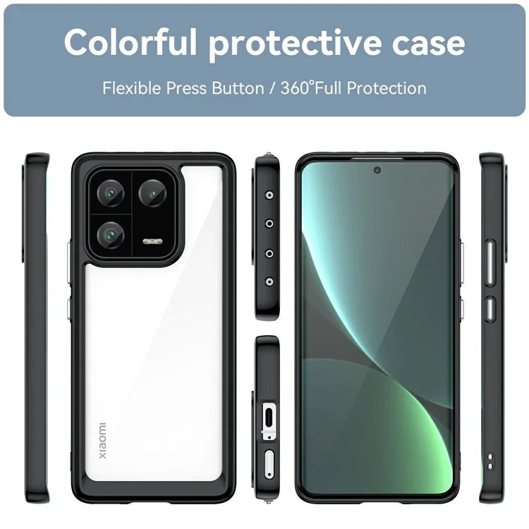 For Xiaomi 13 Pro 5G Case TPU +Acrylic Protective Clear Phone Cover