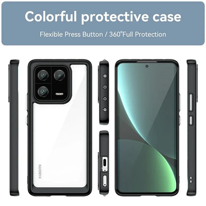 For Xiaomi 13 Pro 5G Case TPU +Acrylic Protective Clear Phone Cover