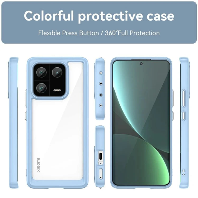 For Xiaomi 13 Pro 5G Case TPU +Acrylic Protective Clear Phone Cover
