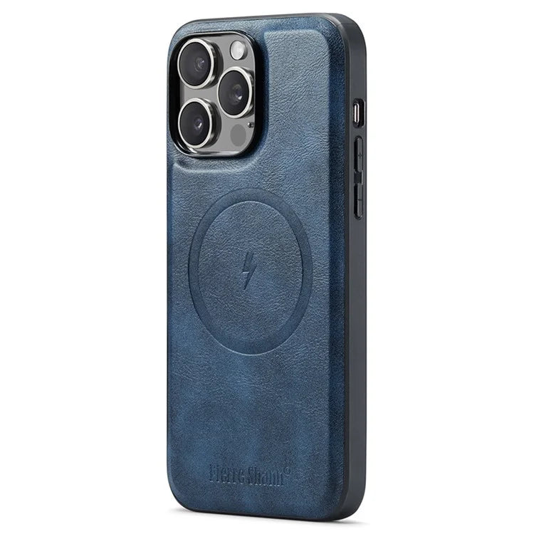 FIERRE SHANN 028 Style For iPhone 16 Pro Max Case Magnetic Detachable Card Slots Leather Back Cover