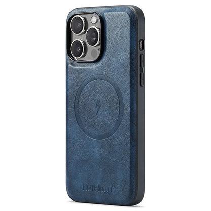 FIERRE SHANN 028 Style For iPhone 16 Pro Max Case Magnetic Detachable Card Slots Leather Back Cover