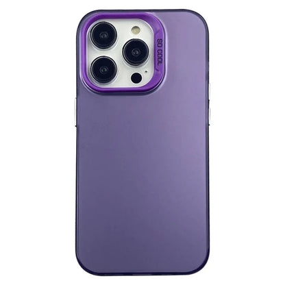For iPhone 15 Pro Max Case IMD Silver Color Finish TPU+PC Phone Cover