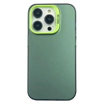 For iPhone 15 Pro Case IMD Silver Color Finish TPU+PC Phone Cover