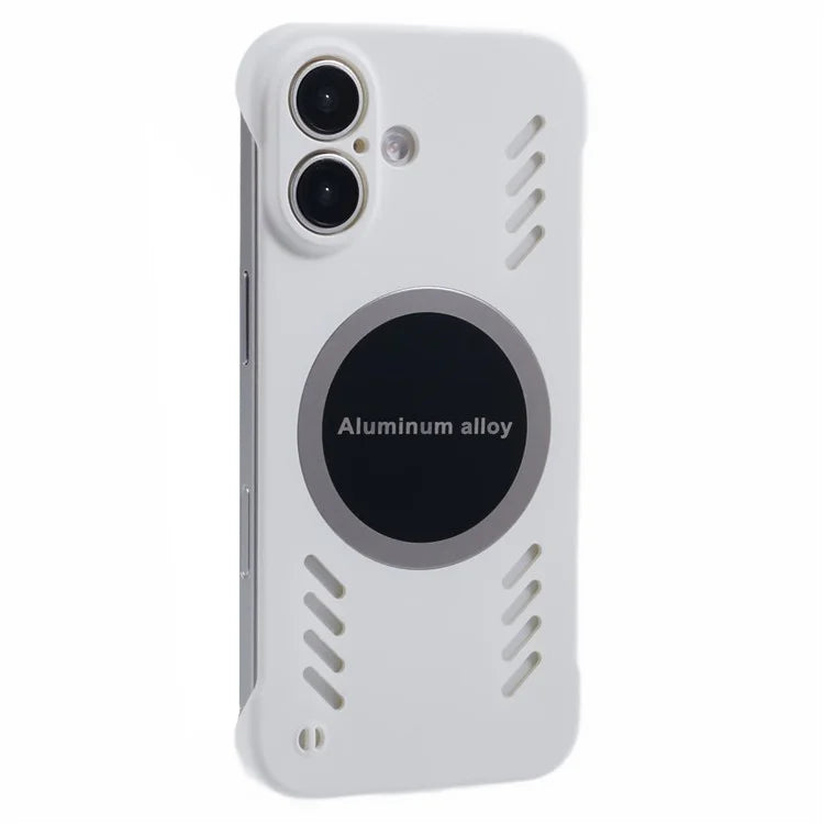 For iPhone 16 Plus Case Hard PC Frameless Heat Dissipation Phone Cover