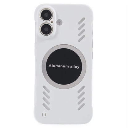 For iPhone 16 Plus Case Hard PC Frameless Heat Dissipation Phone Cover