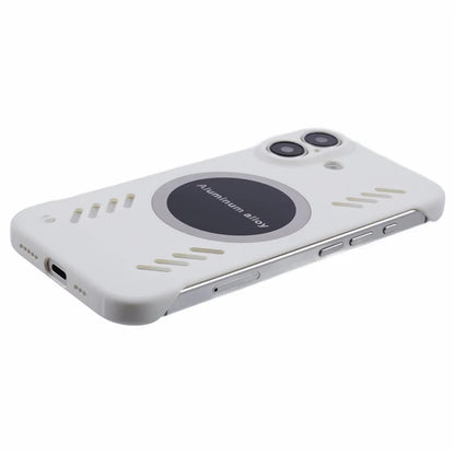 For iPhone 16 Plus Case Hard PC Frameless Heat Dissipation Phone Cover
