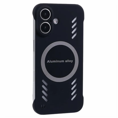 For iPhone 16 Plus Case Hard PC Frameless Heat Dissipation Phone Cover