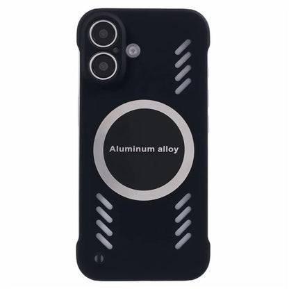 For iPhone 16 Plus Case Hard PC Frameless Heat Dissipation Phone Cover