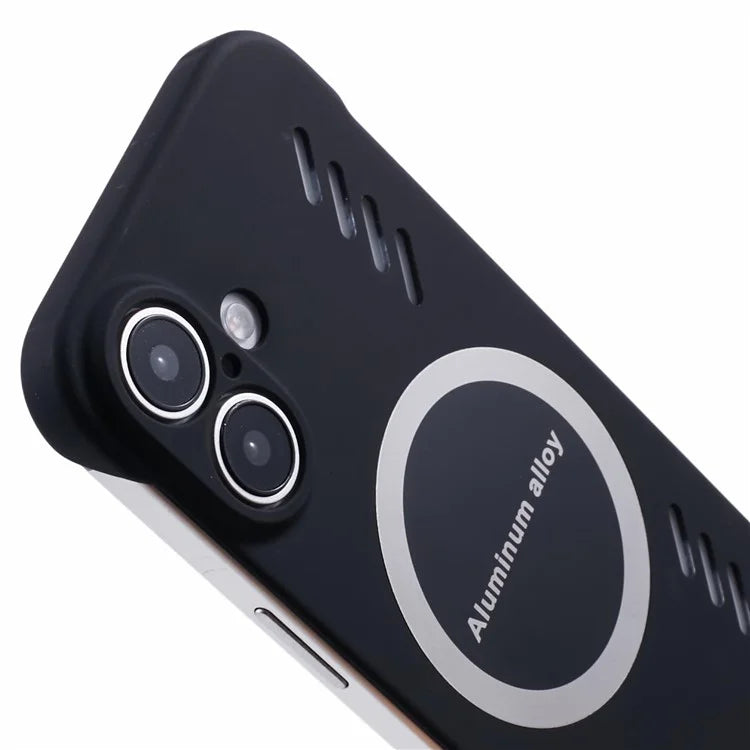 For iPhone 16 Plus Case Hard PC Frameless Heat Dissipation Phone Cover