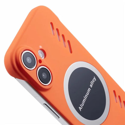 For iPhone 16 Plus Case Hard PC Frameless Heat Dissipation Phone Cover