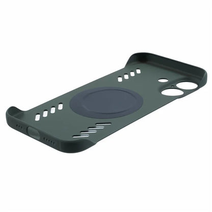For iPhone 16 Plus Case Hard PC Frameless Heat Dissipation Phone Cover