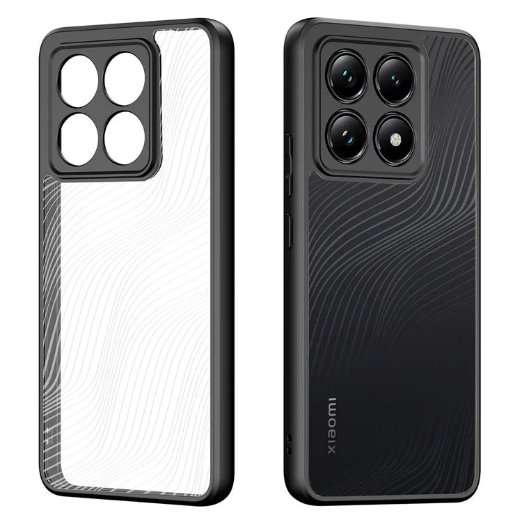 DUX DUCIS Aimo Series For Xiaomi 14T Case TPU+PC Matte Phone Cover (REACH Certification) - Black