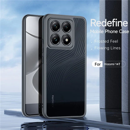 DUX DUCIS Aimo Series For Xiaomi 14T Case TPU+PC Matte Phone Cover (REACH Certification) - Black