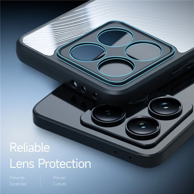 DUX DUCIS Aimo Series For Xiaomi 14T Case TPU+PC Matte Phone Cover (REACH Certification) - Black