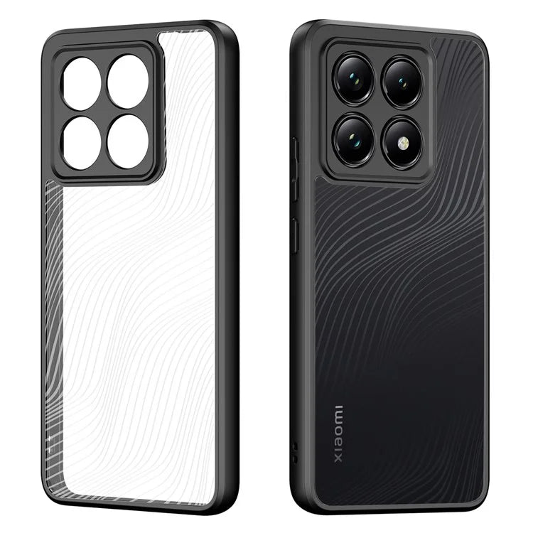 DUX DUCIS Aimo Series For Xiaomi 14T Pro Case TPU+PC Matte Phone Cover (REACH Certification) - Black