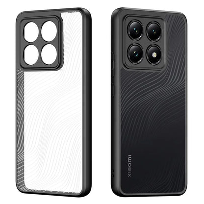 DUX DUCIS Aimo Series For Xiaomi 14T Pro Case TPU+PC Matte Phone Cover (REACH Certification) - Black