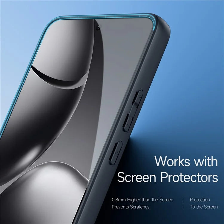 DUX DUCIS Aimo Series For Xiaomi 14T Pro Case TPU+PC Matte Phone Cover (REACH Certification) - Black