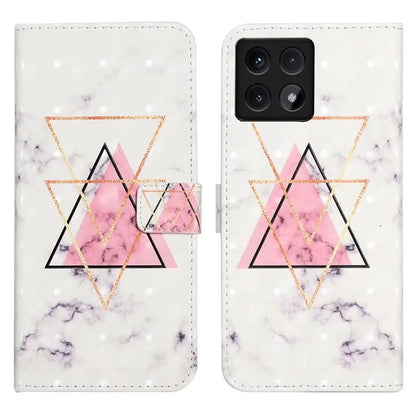 For Xiaomi 14T Case 3D Creative Pattern PU Leather Stand Phone Cover