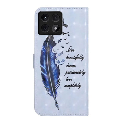 For Xiaomi 14T Case 3D Creative Pattern PU Leather Stand Phone Cover