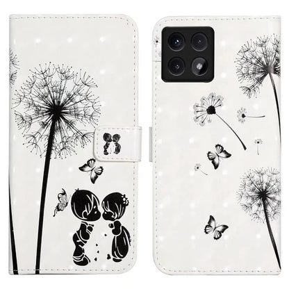 For Xiaomi 14T Case 3D Creative Pattern PU Leather Stand Phone Cover