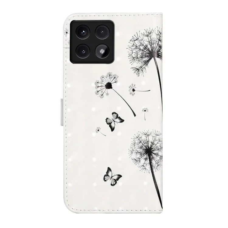 For Xiaomi 14T Case 3D Creative Pattern PU Leather Stand Phone Cover