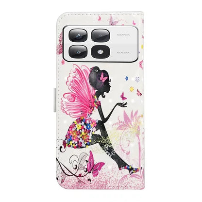 For Xiaomi 14T Pro Case 3D Creative Pattern PU Leather Stand Phone Cover