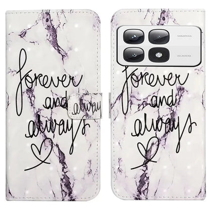 For Xiaomi 14T Pro Case 3D Creative Pattern PU Leather Stand Phone Cover