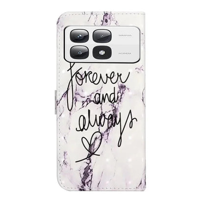 For Xiaomi 14T Pro Case 3D Creative Pattern PU Leather Stand Phone Cover