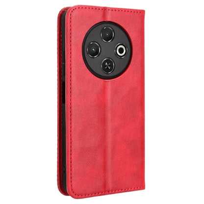 For TECNO Spark 30C kL5n Leather Case Wallet Stand Retro Texture Phone Cover