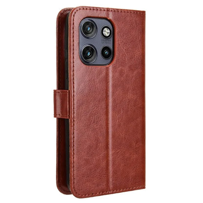 For Motorola Edge 50 Neo 5G  /  Moto S50 5G Case Crazy Horse Texture PU Leather Phone Wallet Cover