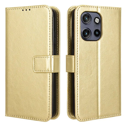For Motorola Edge 50 Neo 5G  /  Moto S50 5G Case Crazy Horse Texture PU Leather Phone Wallet Cover
